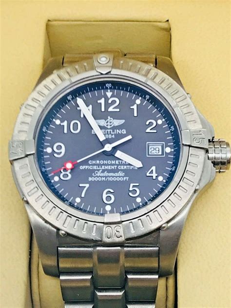 breitling avenger seawolf titanio bracciale professional ii full set